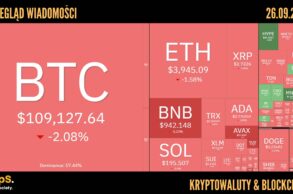 Kursy kryptowalut 26.09.2025