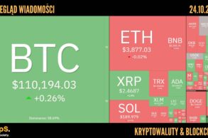 Kursy kryptowalut 24.10.2025