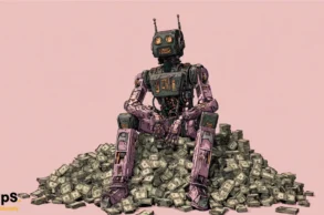 robot ai midjourney obrazek