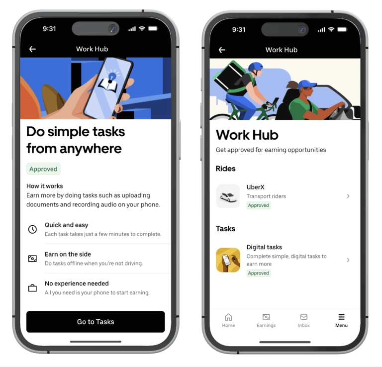 uber ai digital tasks