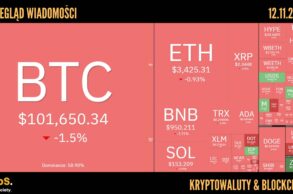 Kursy kryptowalut 12.11.2025