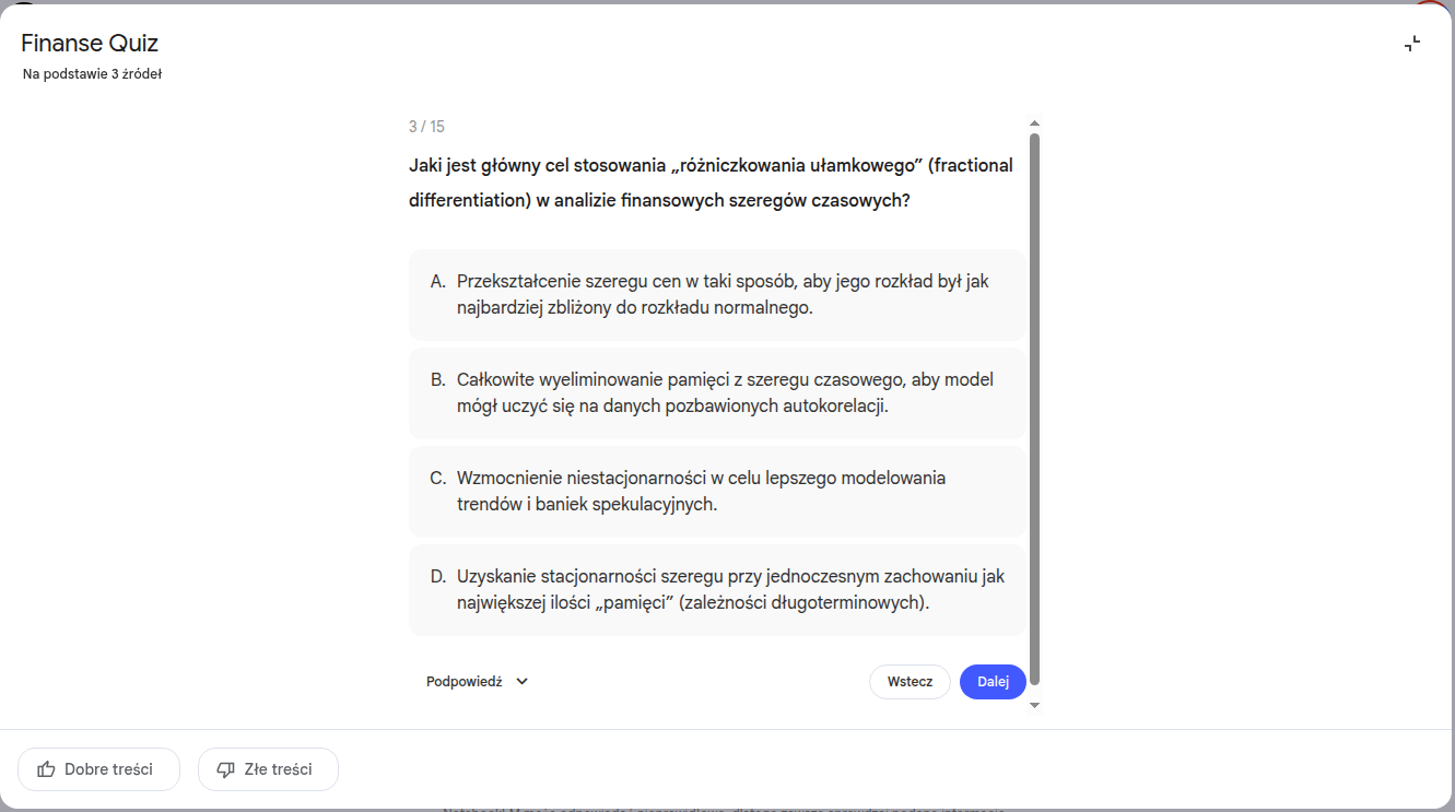 notebooklm testy quiz ai