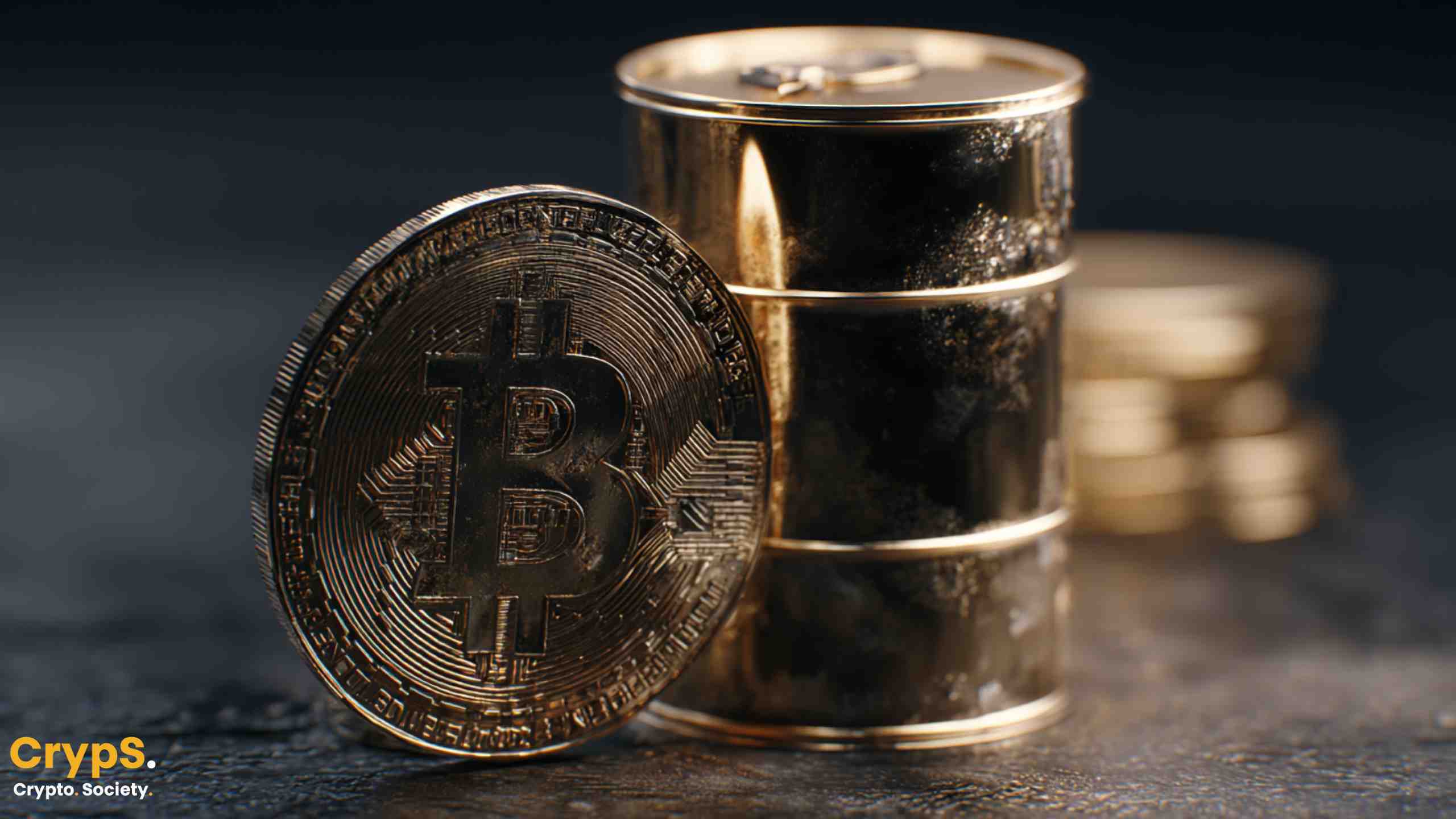 Bitcoin i baryłka wody