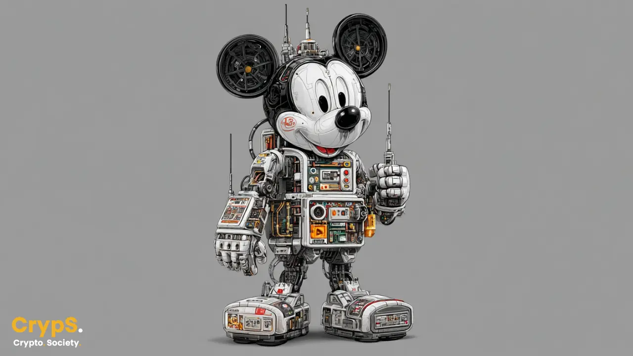 disney myszka miki ai midjourney