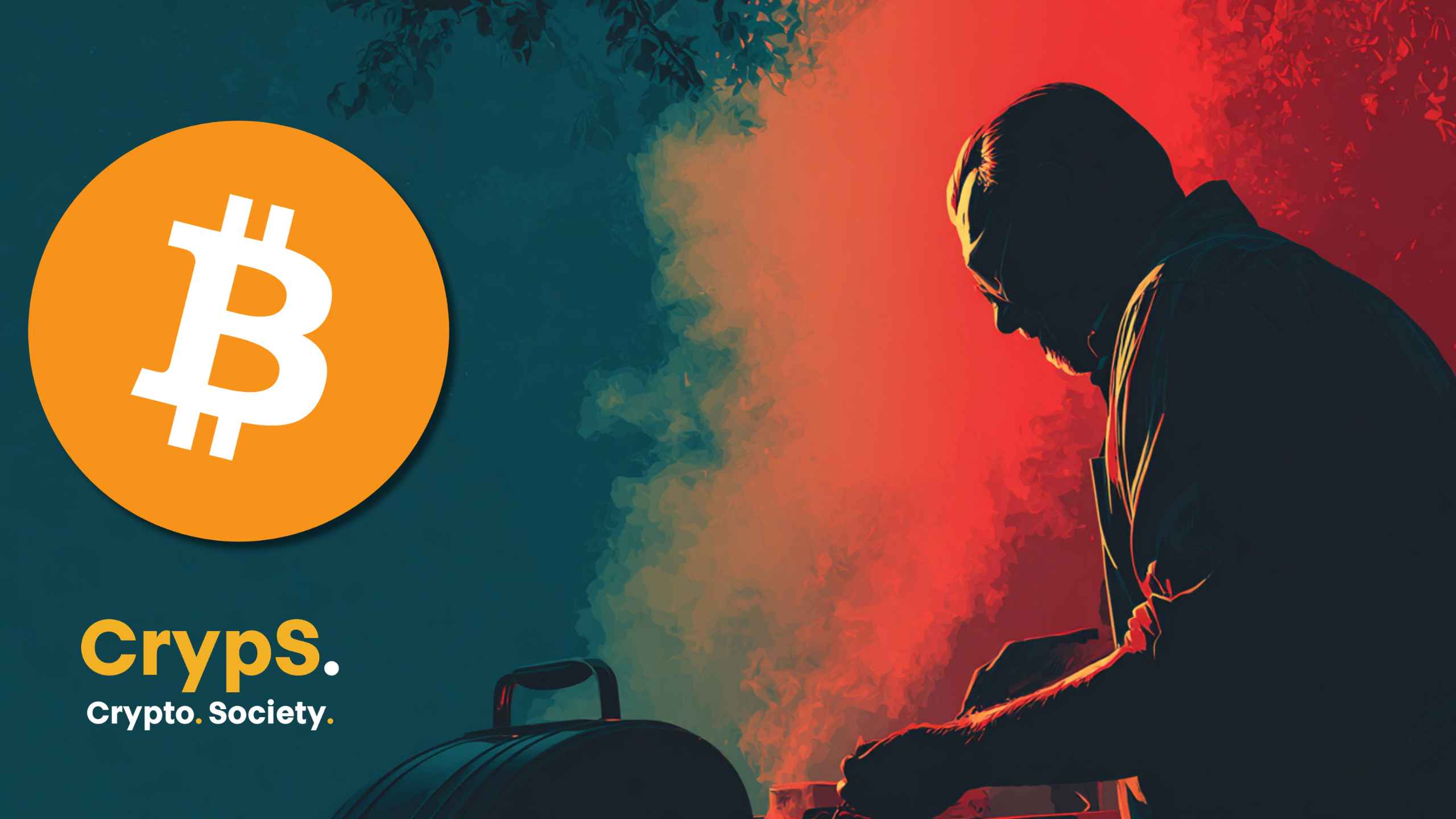 Inwestor bitcoina sobie grilluje