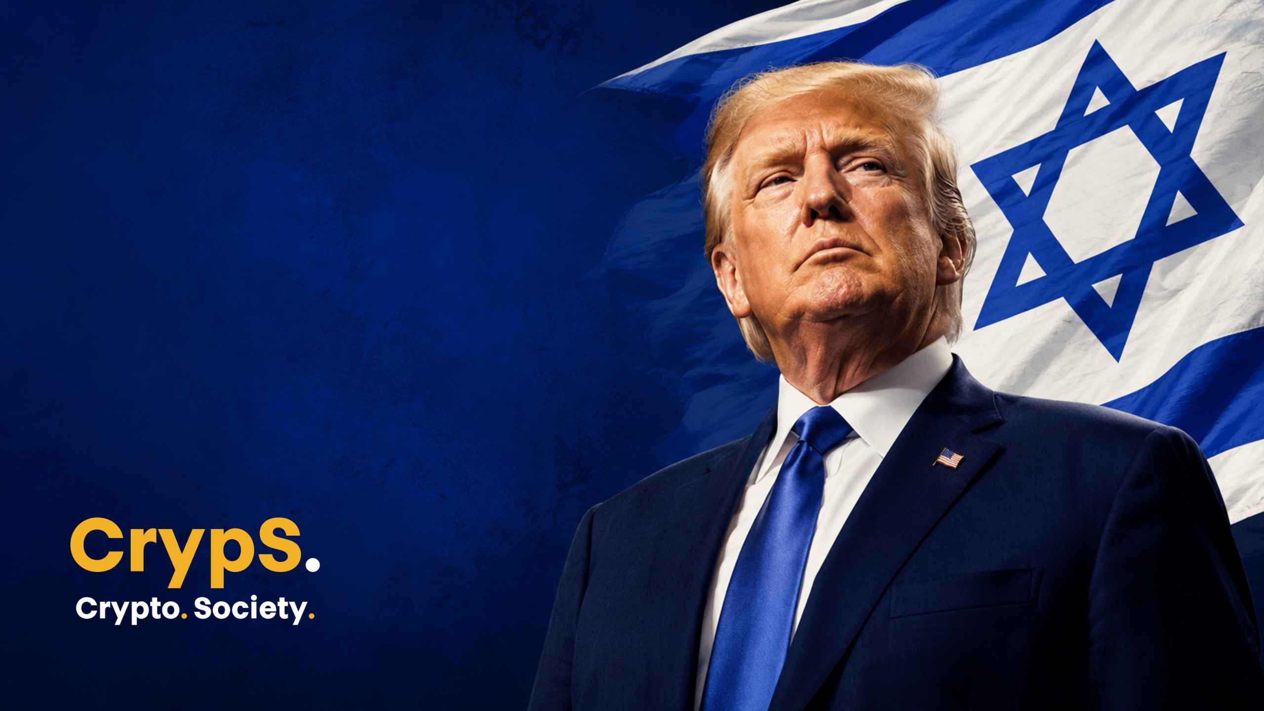 Donald Trump i flafa Izraela