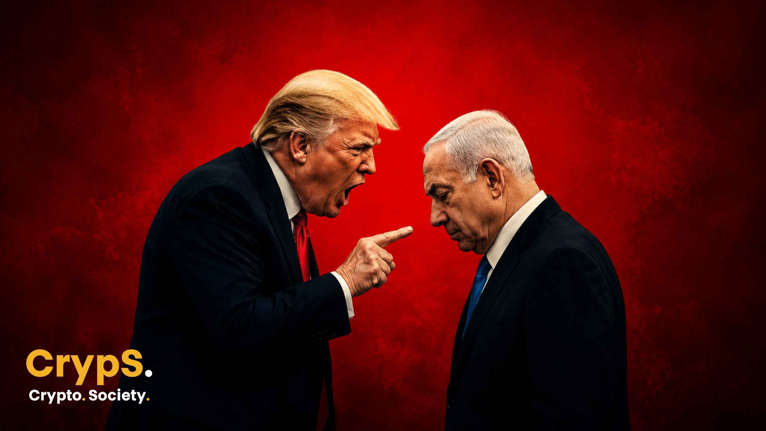 Trump krzyczy na Netanjahu