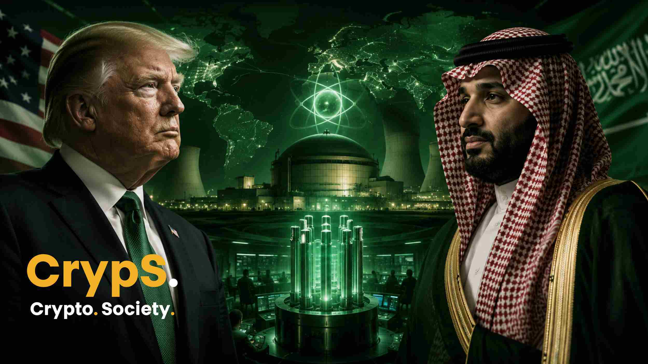 Trump i szejk arabski