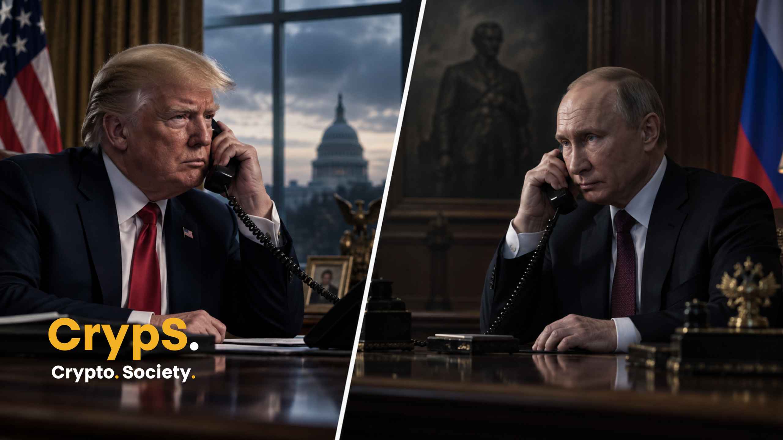 Trump rozmawia z prezydentem Rosji
